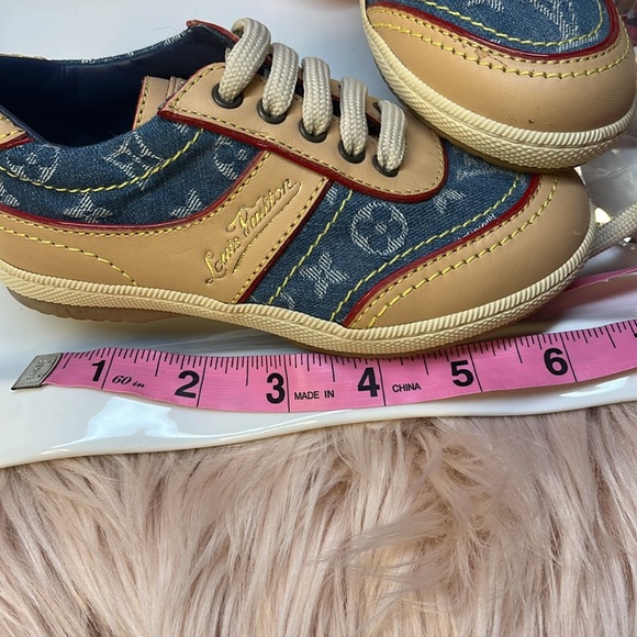 LOUIS VUITTON DENIM SNEAKER - Picture 12 of 13
